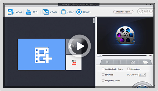Click to view WinX HD Video Converter Ultra 5.0.3b2 screenshot